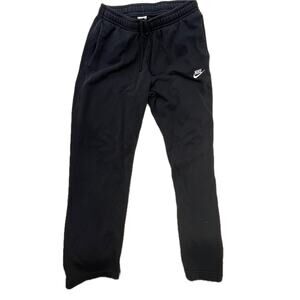 Nike Black Cuffed Ankle Sweatpants Joggers Mens M